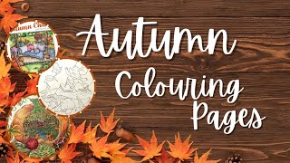 Autumn Colouring Pages