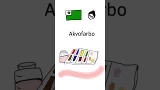 Bite-Size Esperanto. Pentrarto (painting) #shorts