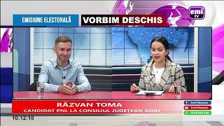 VORBIM DESCHIS - EMISIUNE ELECTORALĂ -  RAZVAN TOMA - PNL - 20 05 2024