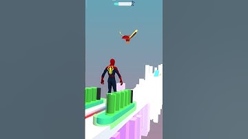 SPIDERMAN SKATER STACKER GAMEPLAY WALKTHROUGH | ANDROID,iOS MOBILE | SUPER HERO | #SHORTS GAMES
