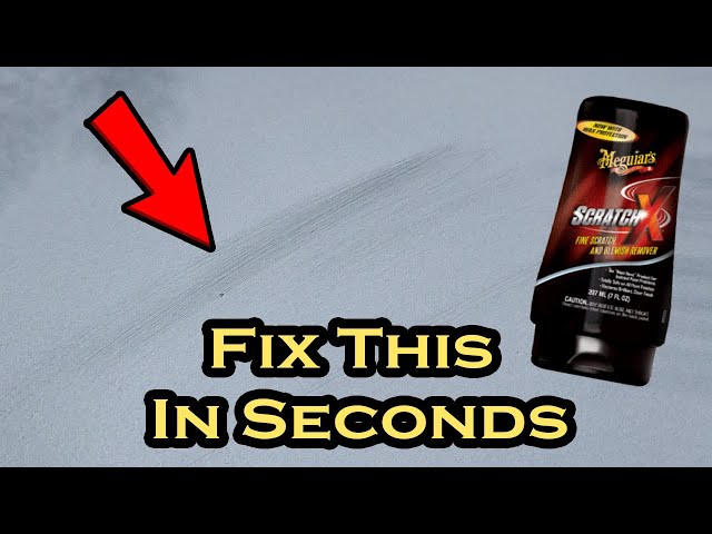 Removing Paint Scuffs: Ultimate Compound or ScratchX 2.0 or