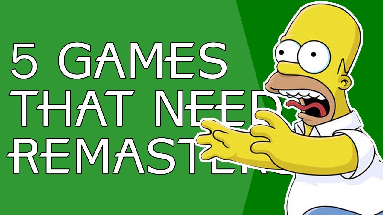 5 Games That Need To Be Remastered YouTube