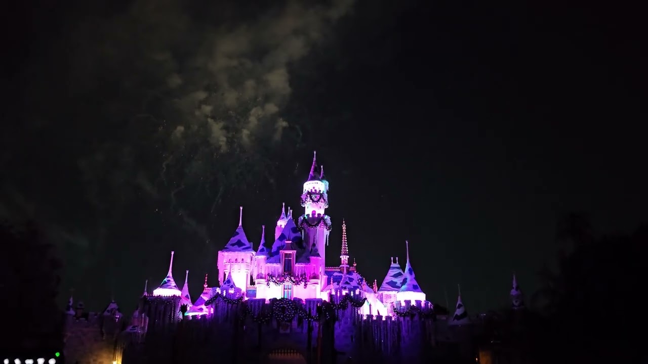 240101 LA 디즈니랜드 불꽃놀이