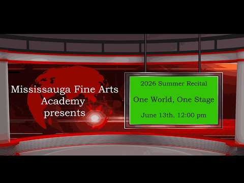 MFAA 2026 Summer Recital June 13 at 12:00 pm