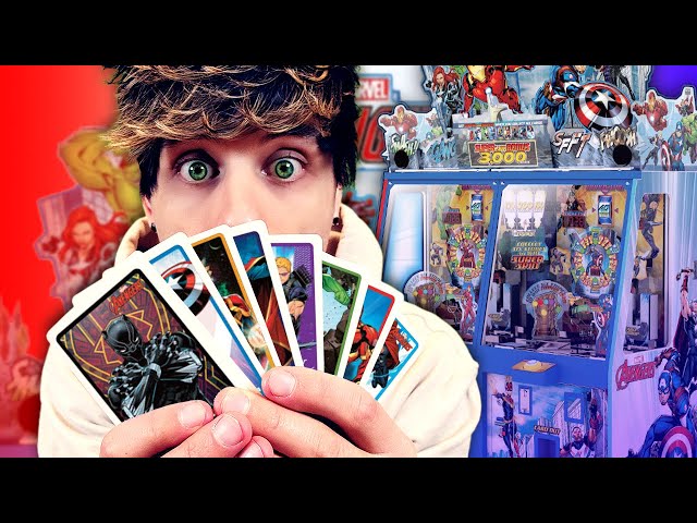 marvel avengers coin pusher rare card 2 Player by Andamiro Andamiro's Marvel's Avengers Coin Pusher