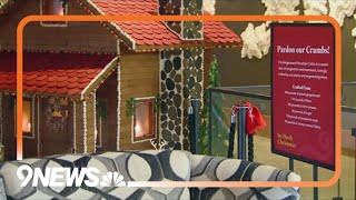 Pastry chefs build 12-foot-tall gingerbread cabin at Gaylord Rockies resort screenshot 3