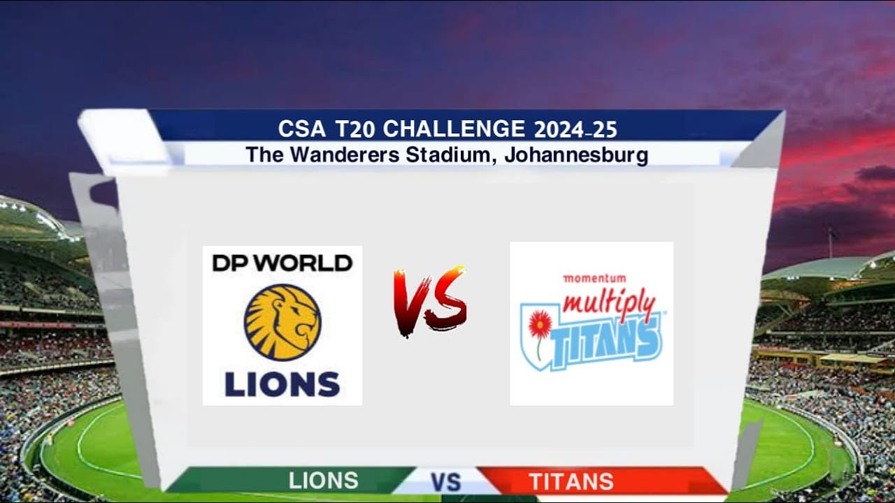 🔴 CSA T20 Live | Titans vs Lions Live | LIO vs TIT Qualifier 1, CSA T20 2024-25