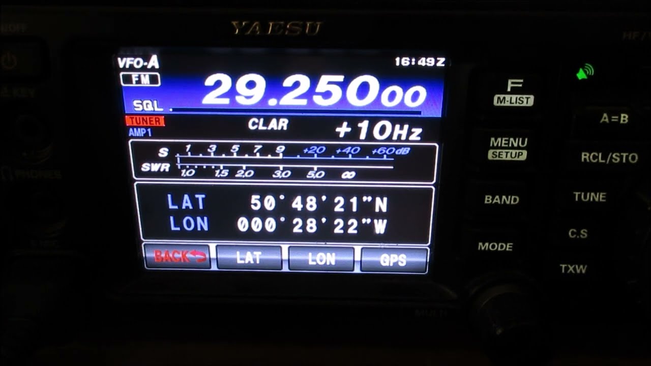 C4FM Beaconing on 29.250MHz  - setup, demonstration and contact