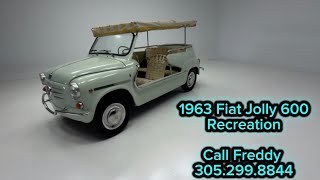 1963 Fiat Jolly 600 Recreation  Fiat 600 Ghia Jolly