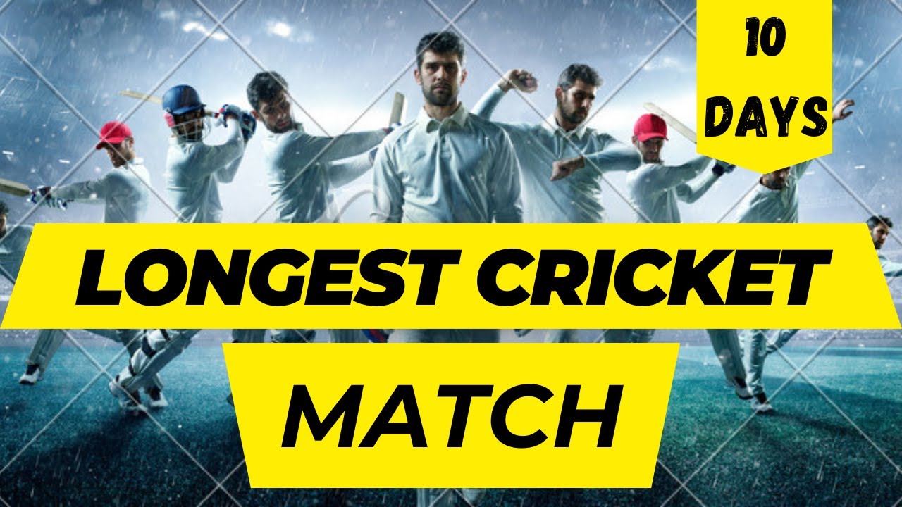 LONGEST CRICKET MATCH EVER PLAYED cricket cricketlover amazing 