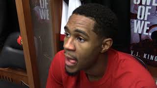 MBB: VJ King Syracuse Postgame Interview