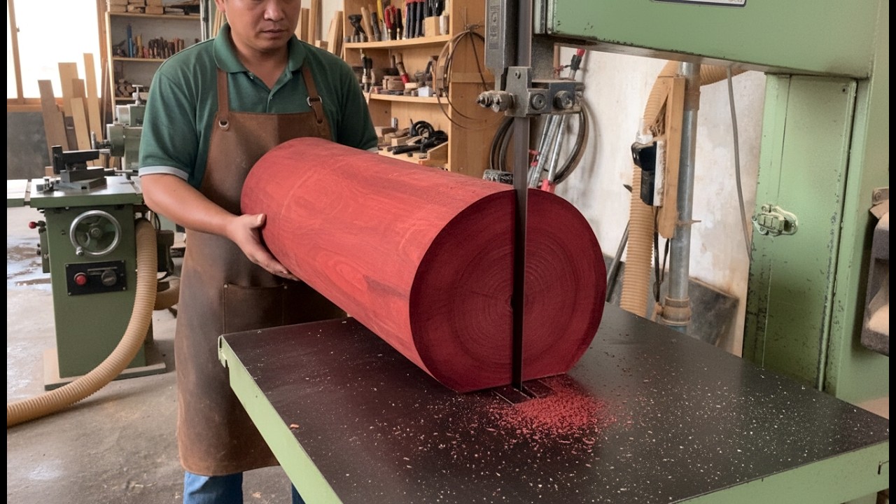 An Incredibly Creative Piece Of Wood Craftsmanship You'Ve never Seen Before // Outdoor Art Table