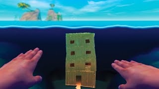 I Spent 8 Hours Building An Underwater Raft screenshot 4