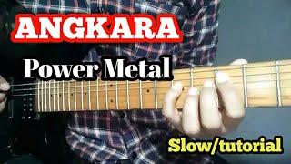 Slow/tutorial lead gitar angkara - POWER METAL