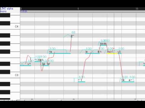 My attempt at utau, oto and stuff