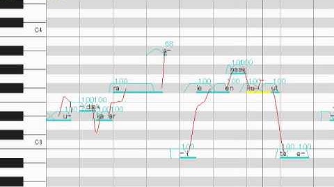 My attempt at utau, oto and stuff