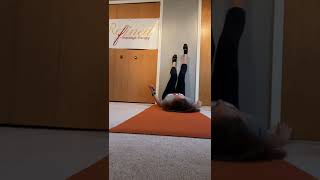 Supine Wall Straddle