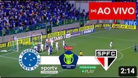 Cruzeiro x São Paulo AO VIVO COM IMAGENS | Brasileirão 2023 | Jogo AO VIVO Agora!