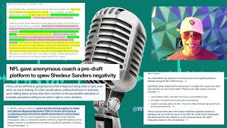 Shedeur Sanders Sabotaged | Anonymous Sources or Imaginary Falsehoods! NFL Draft #football