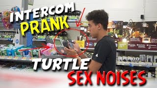 TURTLE SEX NOISES ON WALMART INTERCOM! (kicked out)