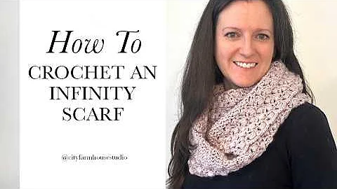 Crochet Fireside Infinity Scarf - How to Crochet Your Own