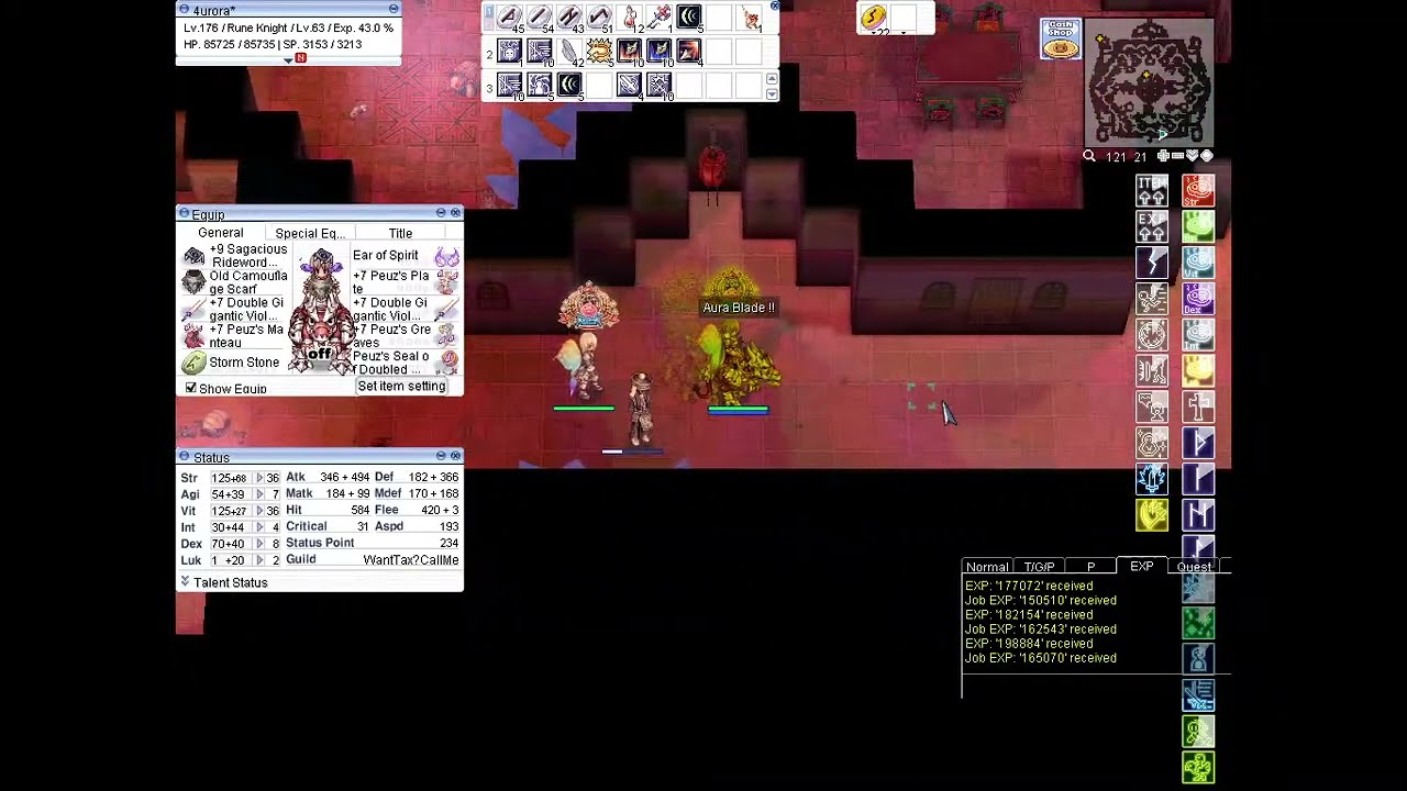 IRO-Rune Knight -Wind Cutter- in Turtle island 2F - Juno Citizen