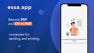 🎯 Create the Perfect Resume in Minutes with ESSA.app | Free AI Resume Builder & CV Maker screenshot 3