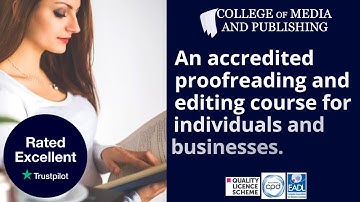 Proofreading and copy editing course video