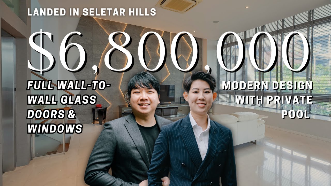Landed in Seletar Hills | RARE 2.5 Storey Elevated Land Plot with Swimming Pool and Lift