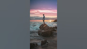 Man Seeing Sea Photo Animation - Amazing NFT Creation - Custom Parallax Photo Animation