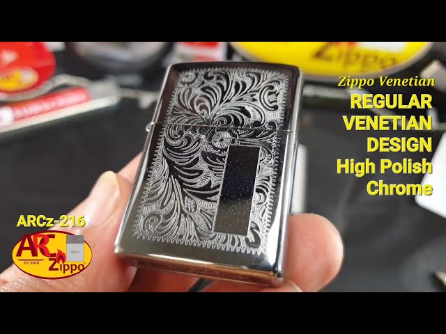 Zippo REGULAR VENETIAN DESIGN (352) | High Polish Chrome | Zippo