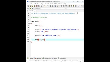 c program to print table of any number 🔥🔥💯💯
