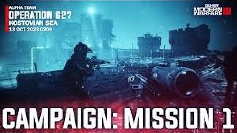 🔥 Call of Duty MW3 – First Mission Gameplay | Ultra Clean & Smooth Walkthrough 🔥