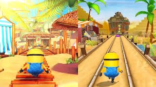 Despicable Me: Minion Rush - Minion Beach vs The Pyramids