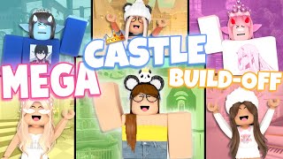 MEGA Castle Build-Off! Panda V.s. 5 Fans!!