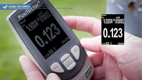 DeFelsko PosiTector UTG Series Ultrasonic Thickness Gauge with Probe