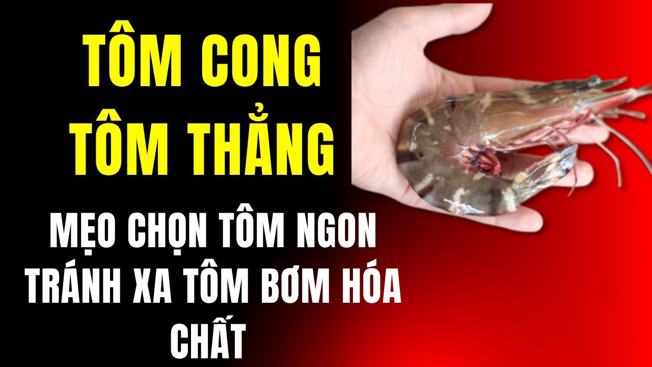 Tôm Cong, Tôm Thẳng, Mẹo Đi Chợ Chọn Tôm Ngon, Tránh Xa Tôm Bơm Hoá ...