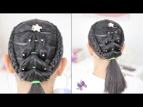 christmas-hairstyle-for-girls-|-braided-hairstyles-|-easy-hairstyles