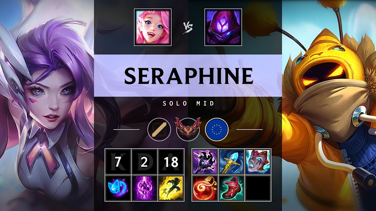 Seraphine Mid vs Malzahar: Rampage - EUW Grandmaster Patch 14.24 - YouTube
