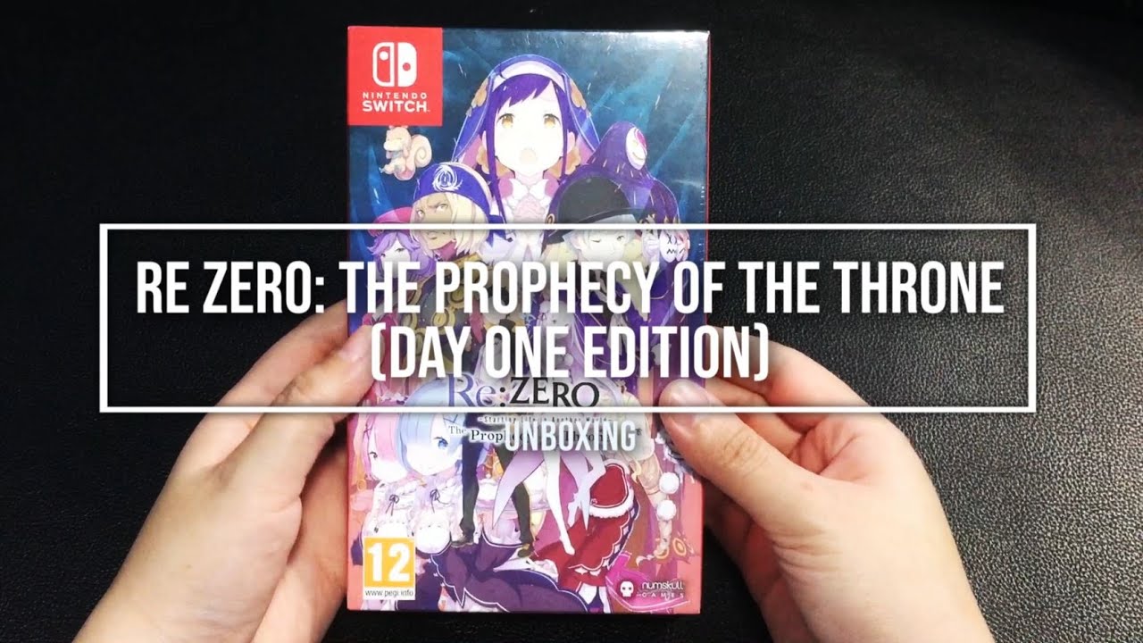 Unboxing of Re Zero: The Prophecy of the Throne (Day One Edition) - YouTube