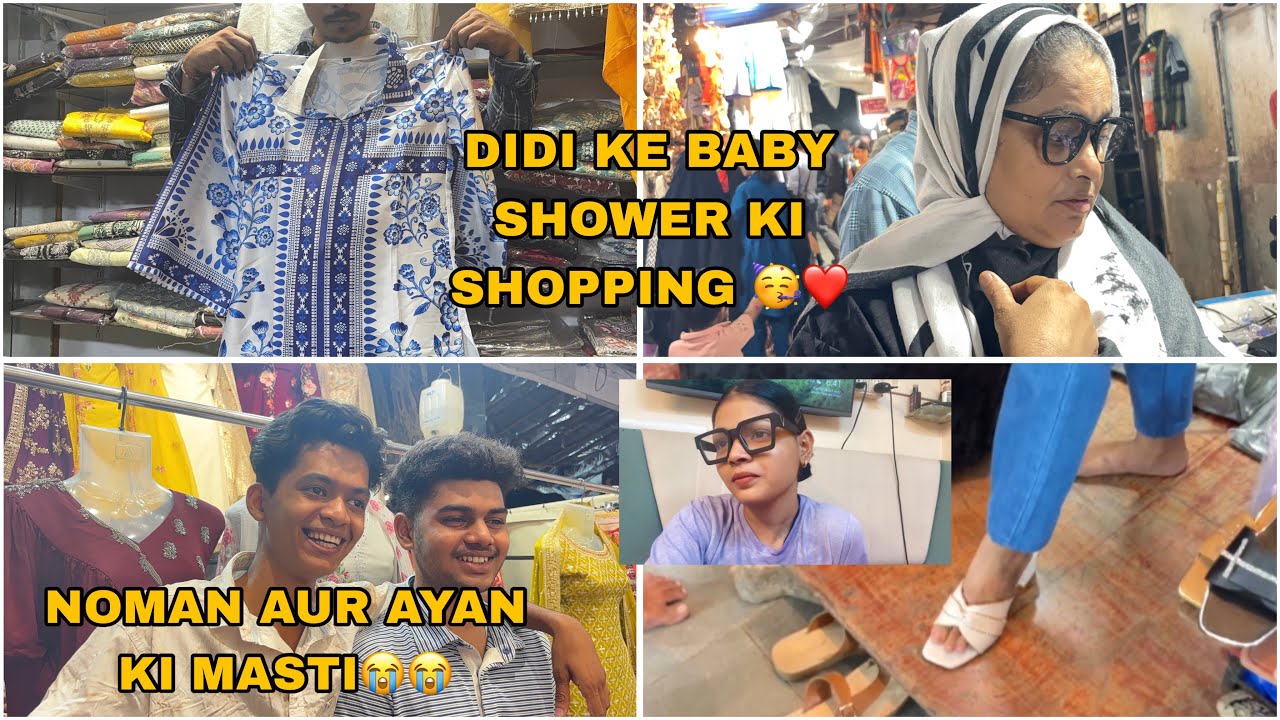 DIDI KE BABY SHOWER KI SHOPPING 🥳 | SARAH’S VLOG