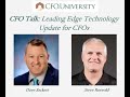CFO Talk: Dave Sackett on Leading Edge Technology for CFOs