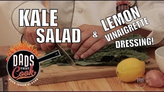 Kale Salad Recipe with Lemon Vinaigrette Dressing