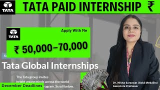 Tata Paid Internship 2025 | Earn with Tata Internship Program 2025 | Paid Internship for  Students