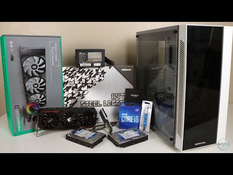 Intel PC Build ft. i5 10600 & Asrock H470 Steel Legend Time lapse (BFB Boost & Benchmarks)