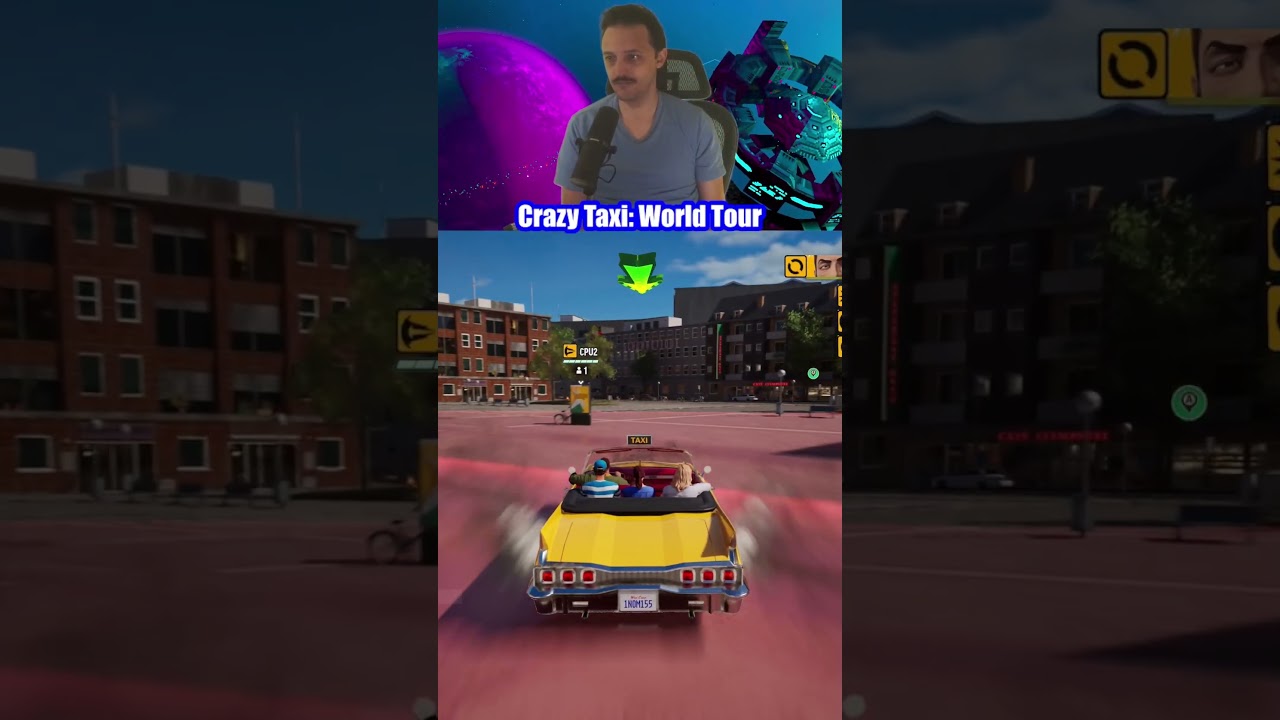INTENSE PURSUIT Cops & Cabbies as Gus! | Crazy Taxi: World Tour | Xbox Series X