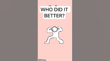 Who did this back flip better? #animation #dance