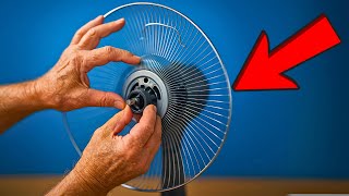 Don’t Throw It Away: GENIUS TRICK With Old Fan Cage & Bulb Genius Broken Antenna Reuse