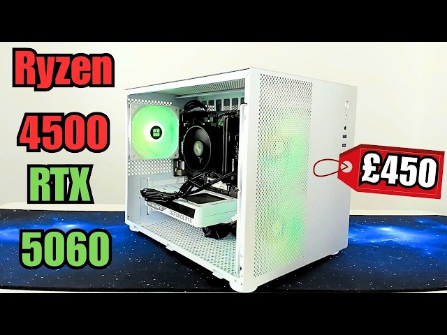 450 Gaming PC Flip Build - Ryzen 5 4500 & RTX 5060 - YouTube