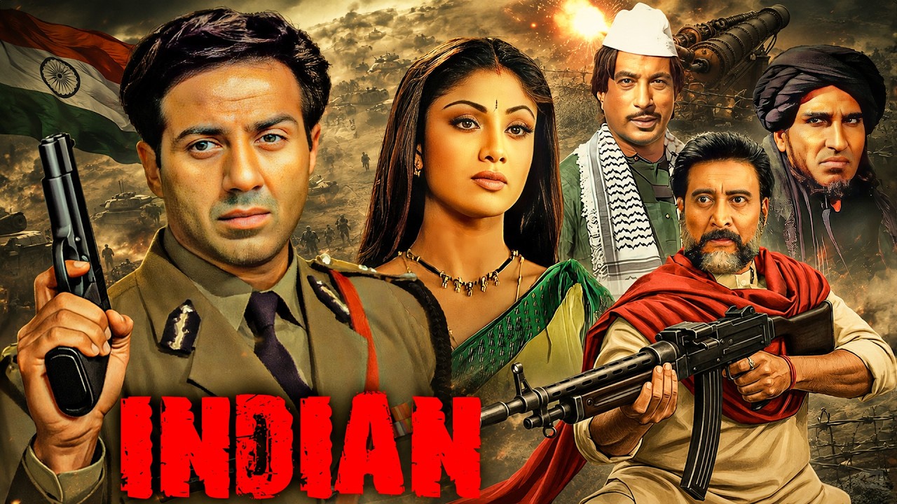 इंडियन Indian Sunny Deol DCP Azad Full Hindi Movie